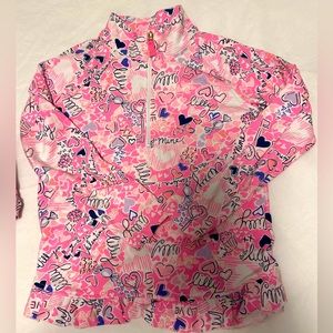 💕EUC Girls Lilly Pulitzer Valentines Popover 💕